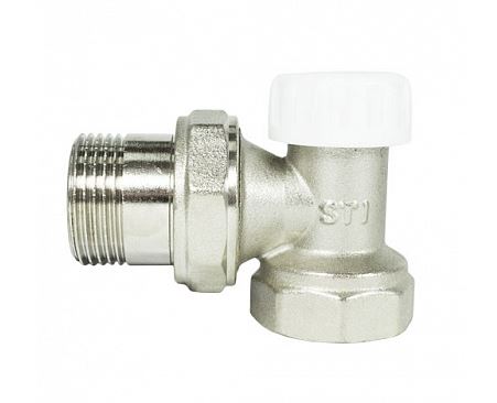 Клапан запорный угловой STI 1/2''